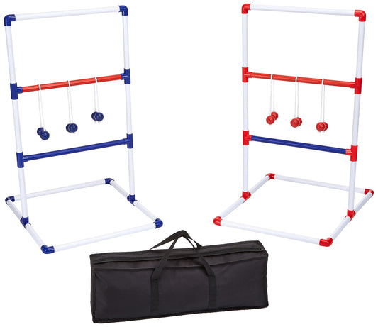 Basics Ladder Toss Outdoor Lawn Game Set with Soft Carrying Case